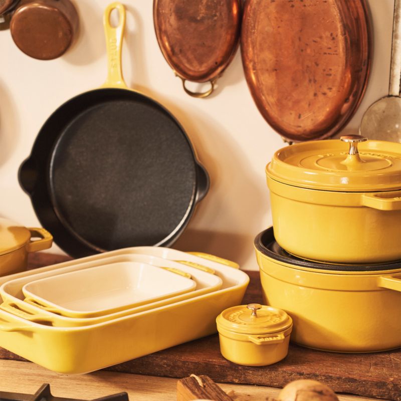 Staub ® 7-Qt. Citron Round Cocotte - image 2 of 13