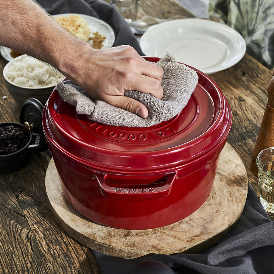 Staub 7-Qt Cherry Red Round Cocotte + Reviews