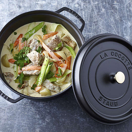 Staub ® 7-Qt Matte Black Cocotte