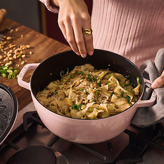 Staub ® Peony Pink Cast Iron 5-Qt. Essential French Oven