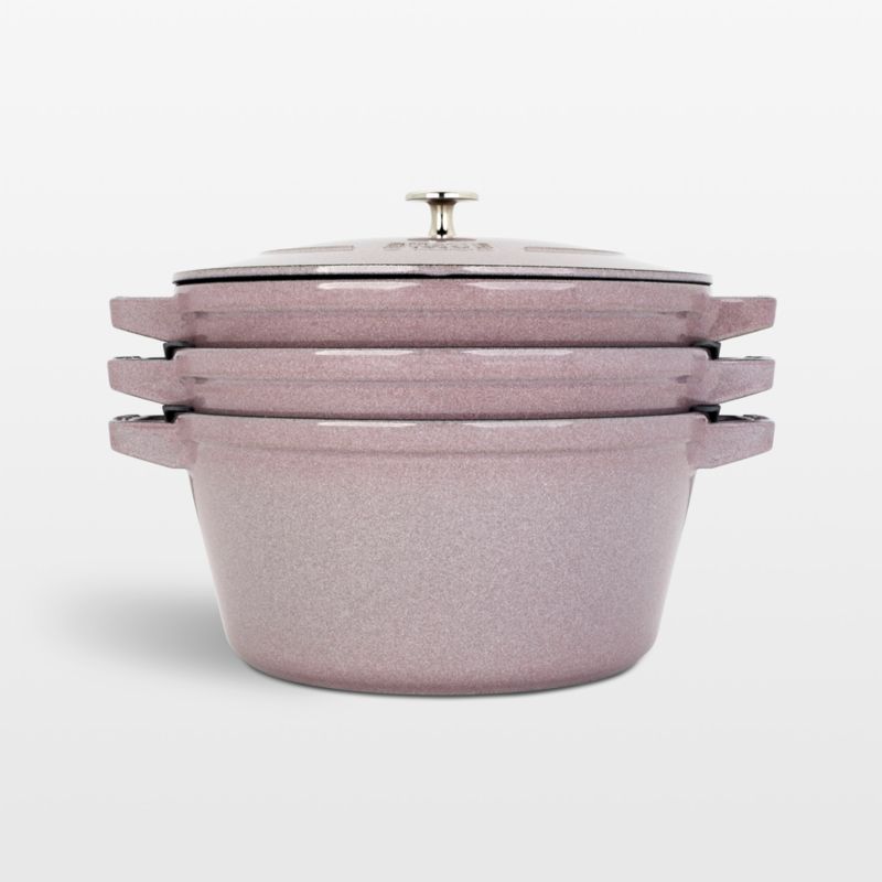 Staub ® Lilac 4-Piece Stackable Cookware Set - image 0 of 11