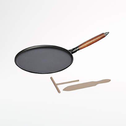 Staub Cast Iron - Fry Pans/ Skillets 11-Inch, Traditional Deep Skillet, Black Matte