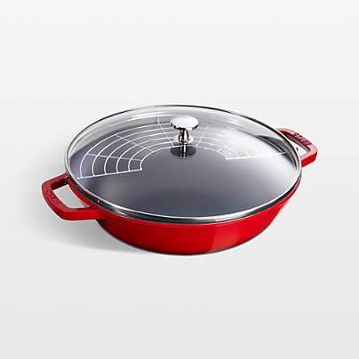 Staub ® Matte Cherry 4.5-Qt. Perfect Pan