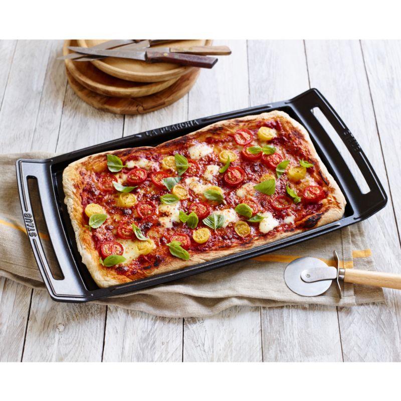 Staub ® Matte Black Cast Iron Double Burner Griddle - image 1 of 4