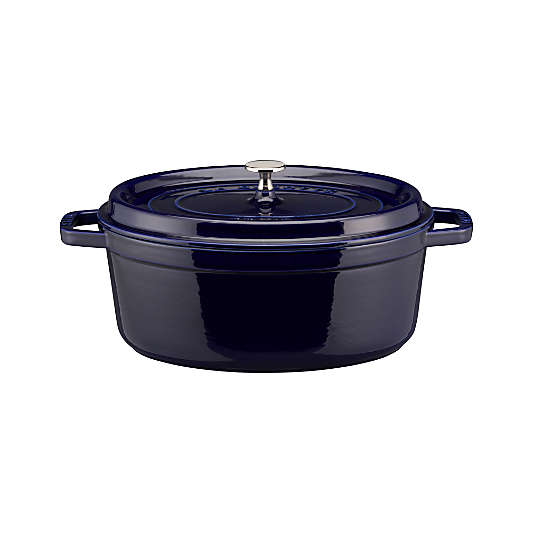 Staub ® 5.75-Qt. Dark Blue Coq Au Vin Cocotte