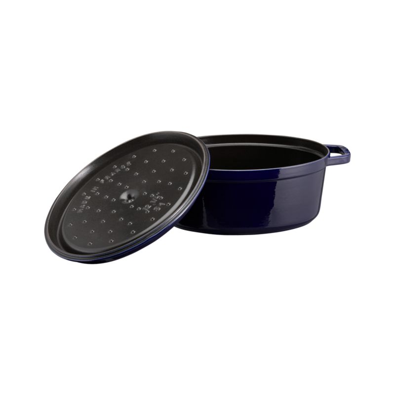 Staub ® 5.75-Qt. Dark Blue Coq Au Vin Cocotte - image 5 of 6