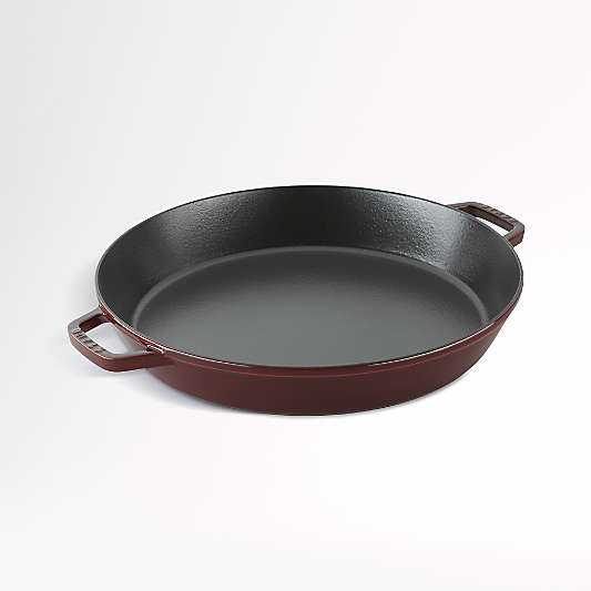 Staub ® 15" Grenadine Cast Iron Paella Pan