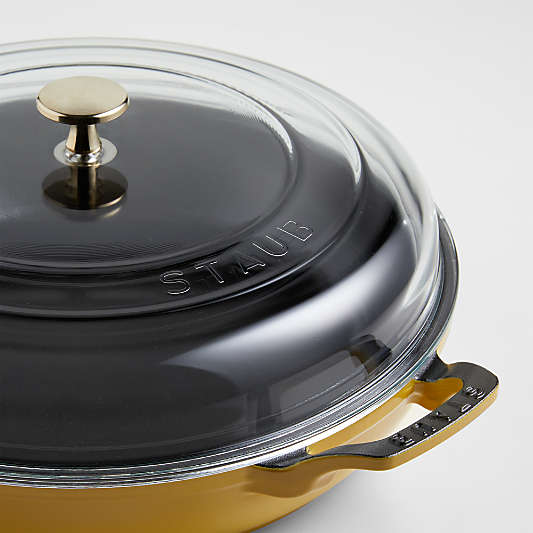 Staub ® 3.5-Qt. Citron Braiser with Lid