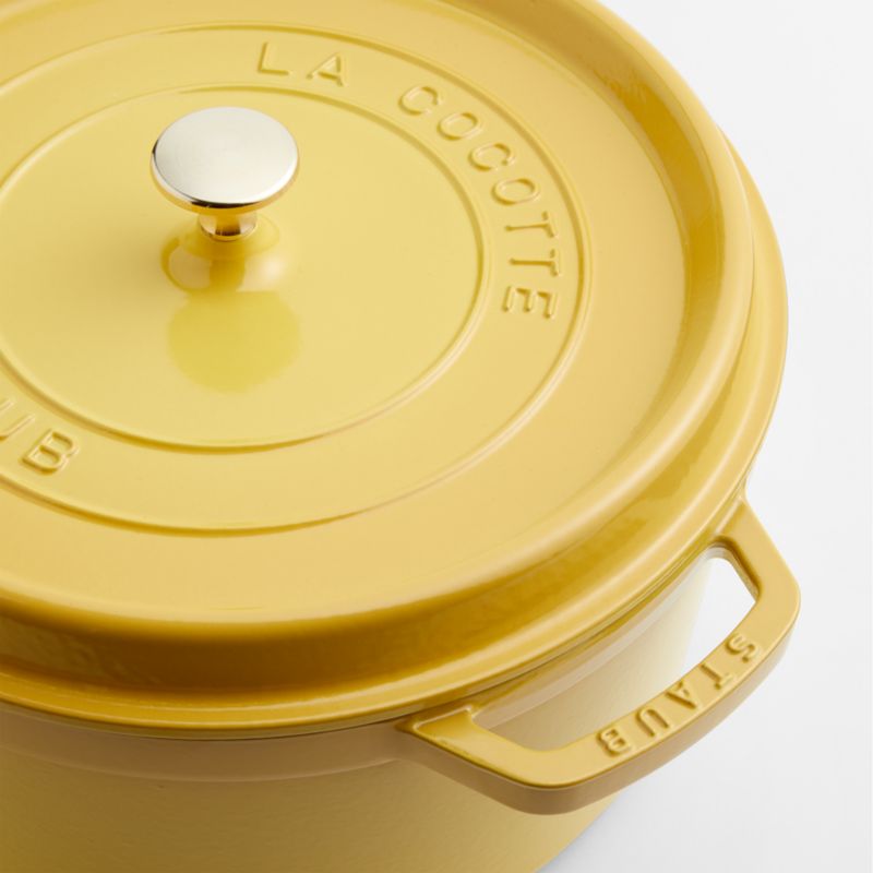 Staub ® 7-Qt. Citron Round Cocotte - image 5 of 13