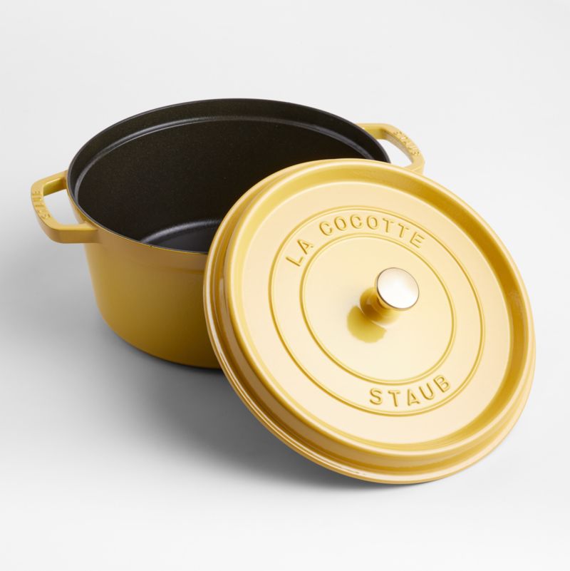 Staub ® 7-Qt. Citron Round Cocotte - image 6 of 13