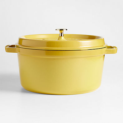 View Staub ® 7-Qt. Citron Round Cocotte details