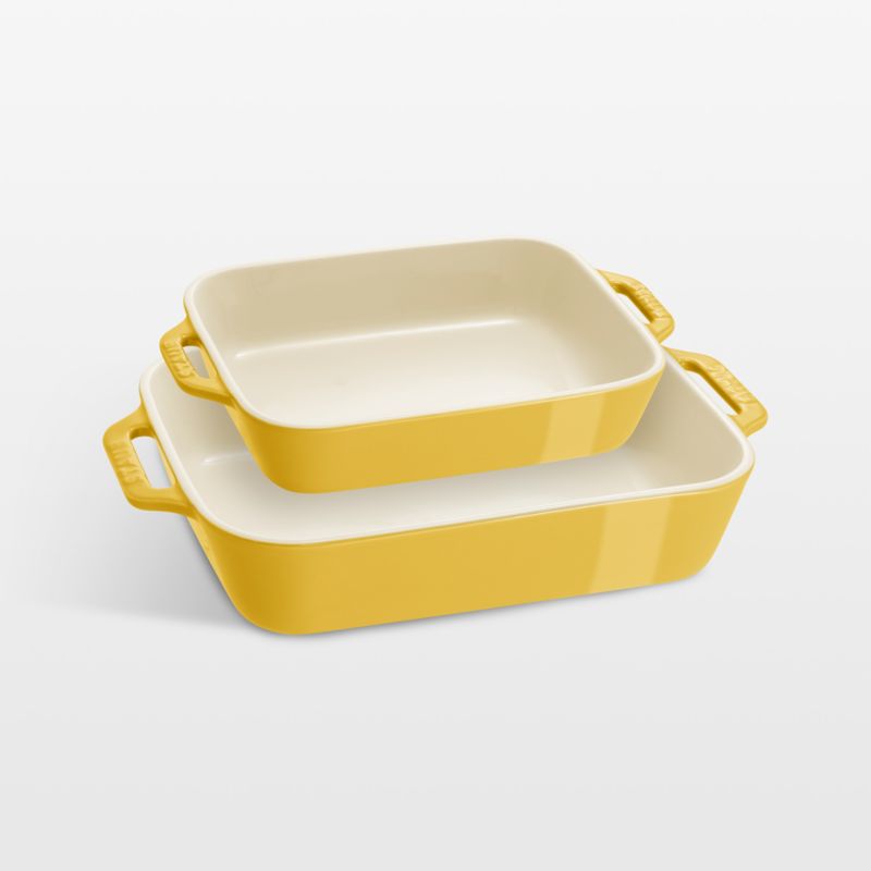 Staub ® Citron Rectangular Bakers, Set of 2 - image 0 of 7