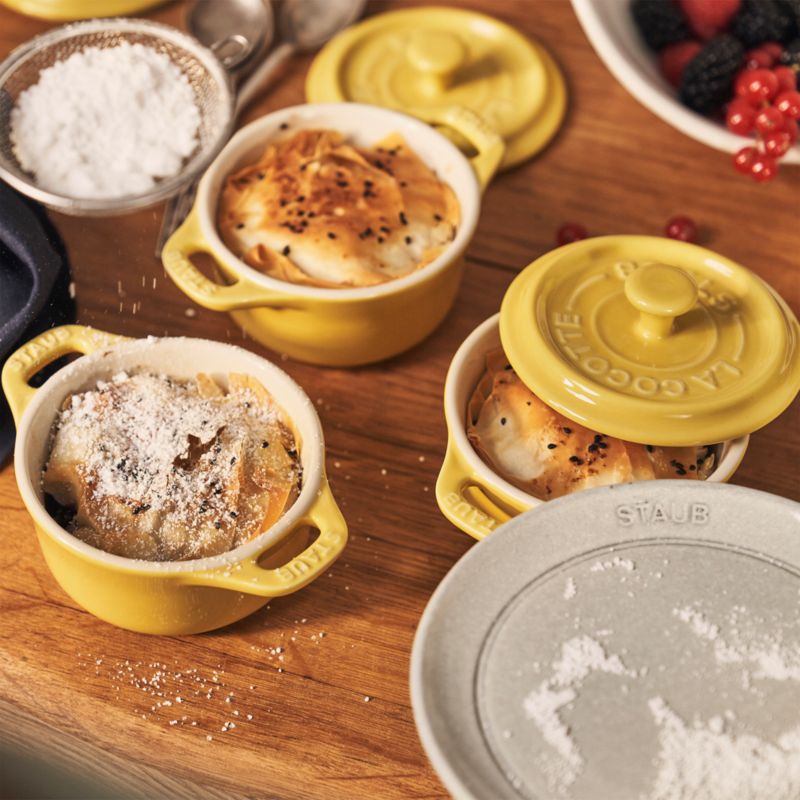 Staub Citron Mini Cocottes, Set of 3 - image 2 of 6