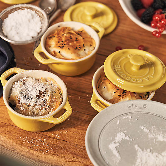 Staub Citron Mini Cocottes, Set of 3