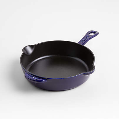 Staub ® 8.5" Dark Blue Deep Skillet