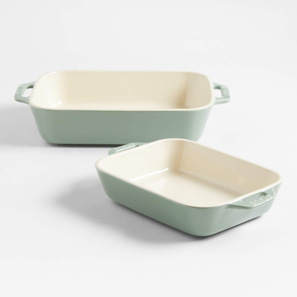 Small Ceramics Rectangular Baking Dishes With Handle For Oven Ceramic ...