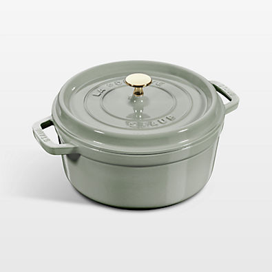 View Staub ® 4-Qt Eucalyptus Round Cocotte details