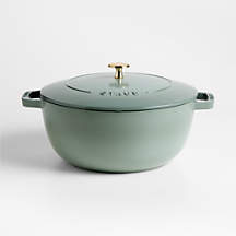 Staub Eucalyptus 5-Qt. Essential French Oven + Reviews | Crate & Barrel