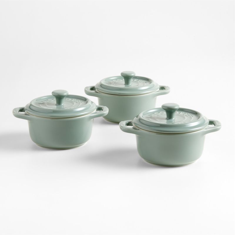 Staub Eucalyptus Mini Cocottes, Set of 3 - image 0 of 6