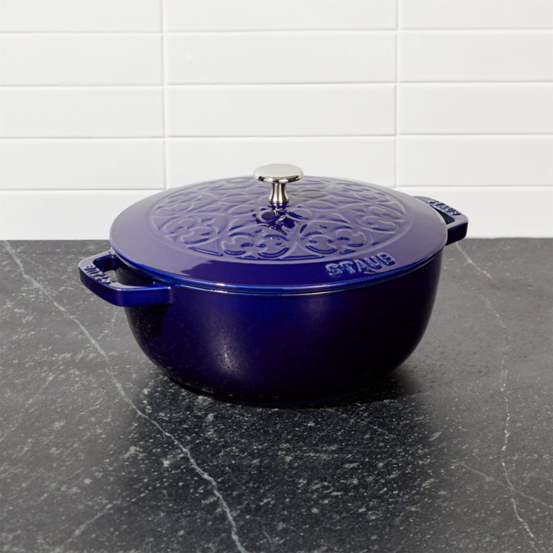 Staub Eucalyptus 1.5-qt. Petite French Oven | Crate & Barrel