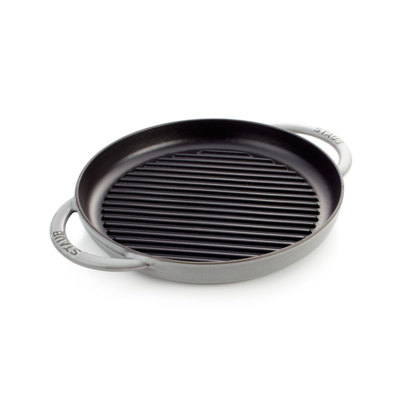 Staub ® Graphite Grey Round Pure Grill