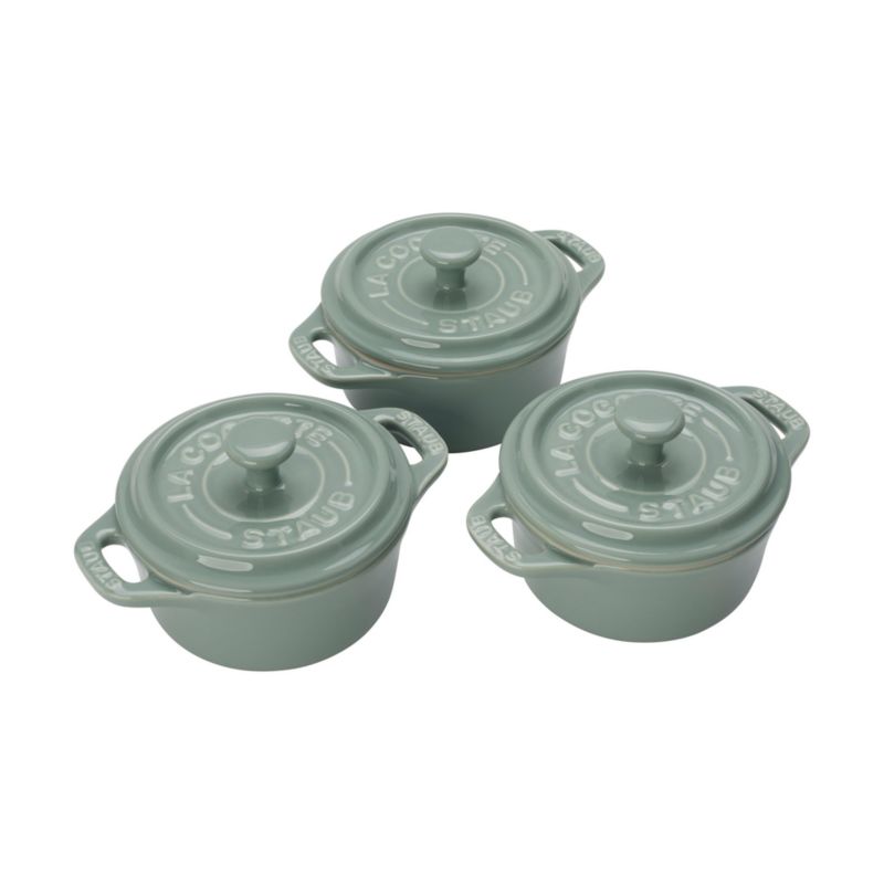 Staub Eucalyptus Mini Cocottes, Set of 3 - image 6 of 6