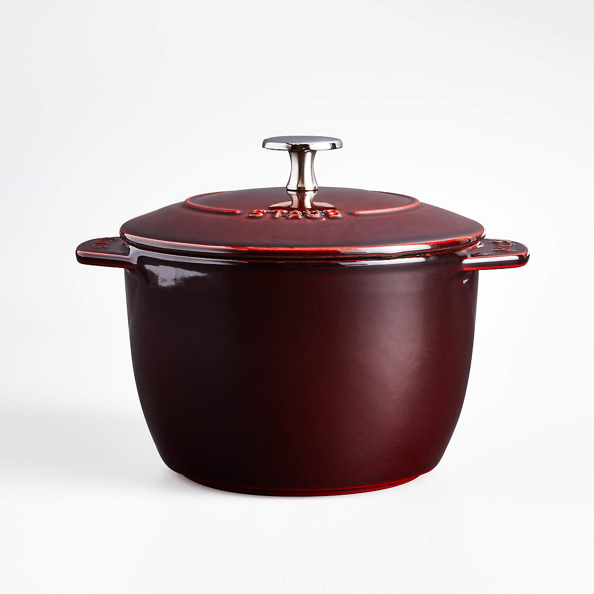 Staub Cast Iron 1.5 Quart Petite French Oven - Grenadine