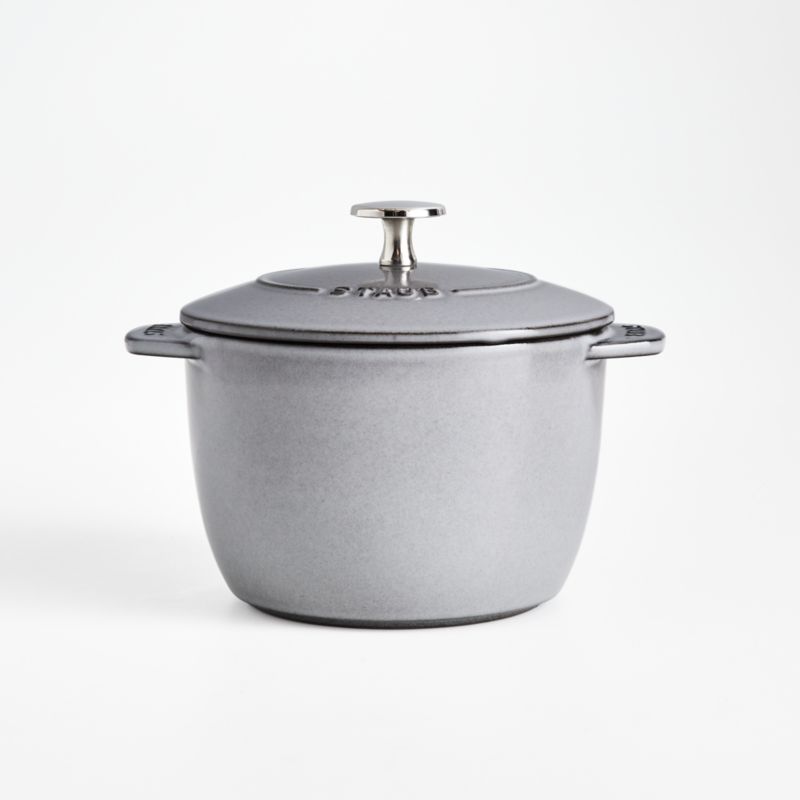 Staub Eucalyptus 1.5-qt. Petite French Oven | Crate & Barrel