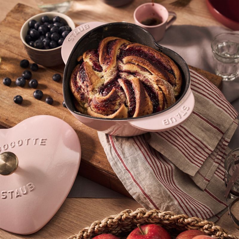 Staub ® 1.75-Qt. Peony Heart Cocotte - image 1 of 6
