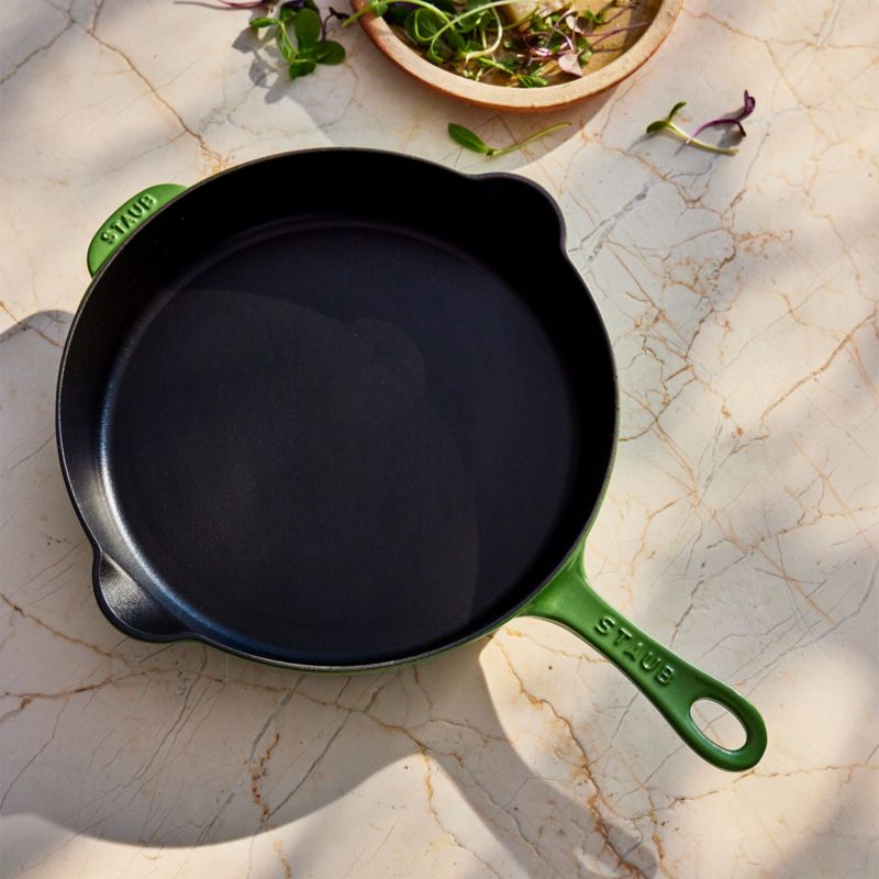Staub ® 11" Pistachio Enameled Cast Iron Traditional Deep Skillet - image 2 of 3