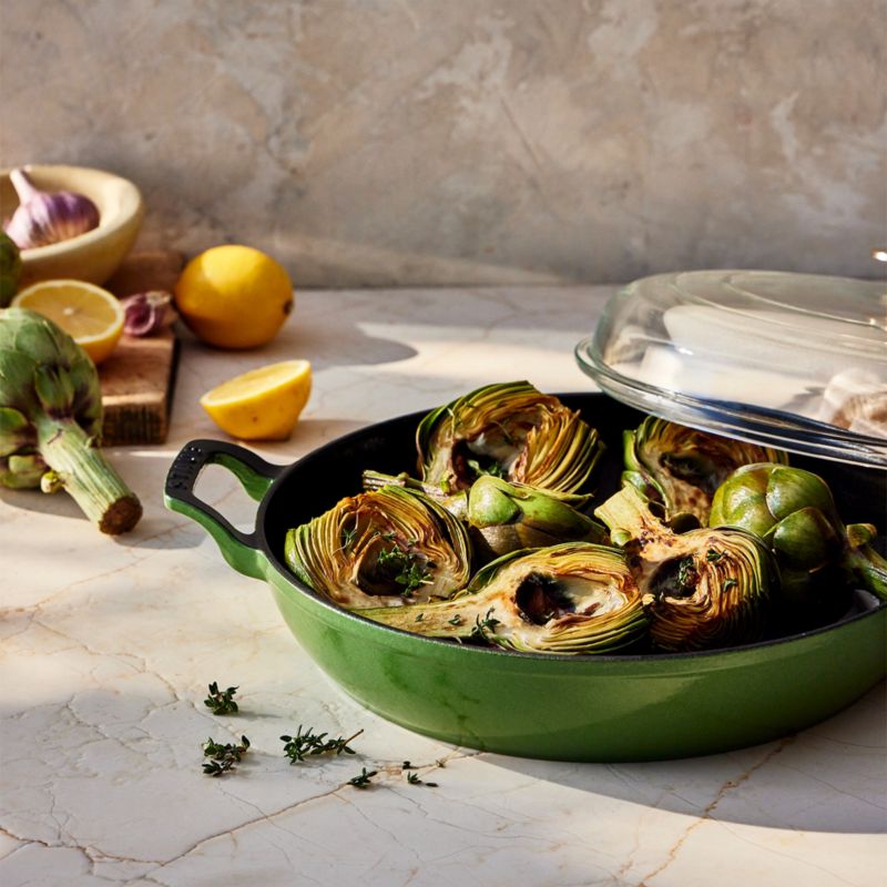 Staub ® 3.5-Qt. Pistachio Braiser with Glass Lid - image 1 of 4