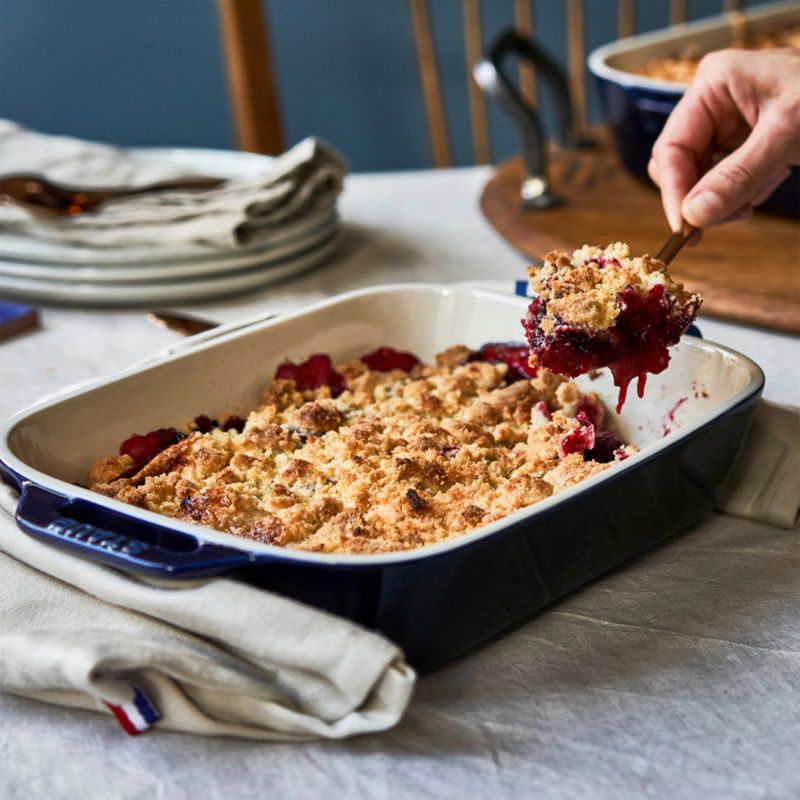 Staub Dark Blue Rectangular Bakers, Set of 3 - image 5 of 5