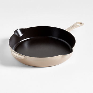 View Staub ®  11" Sesame Enameled Cast Iron Traditional Deep Skillet details