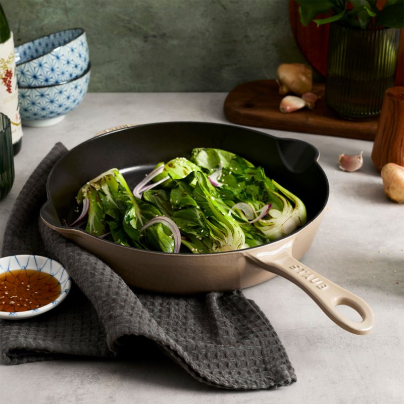 Staub ®  11" Sesame Enameled Cast Iron Traditional Deep Skillet - image 4 of 9