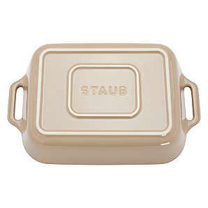b*o様 STAUB Ceramics SquareCovered Baking Staub Stoneware Square Baker | Sur La Table
