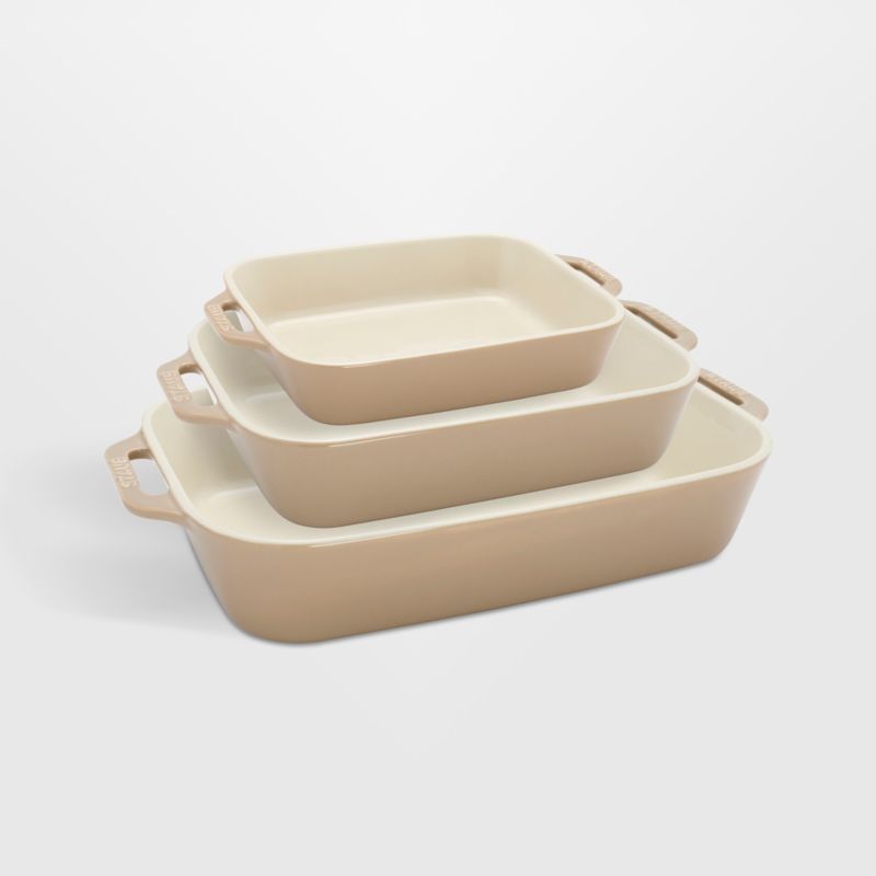 Staub ® Sesame 3-Piece Rectangular Baking Dish Set - image 0 of 7