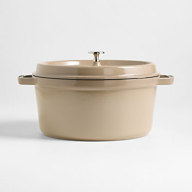 View Staub ® Sesame 5.5-Qt. Round Cocotte details
