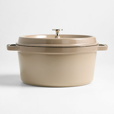 View Staub ® Sesame 7-Qt. Round Cocotte details