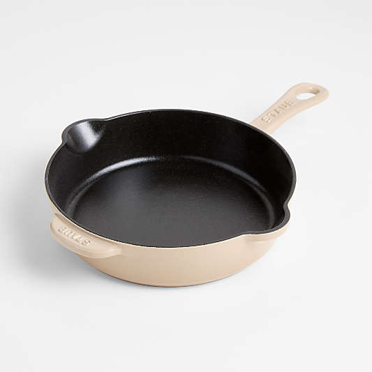 Staub ® 8.5" Sesame Enameled Cast Iron Traditional Deep Skillet