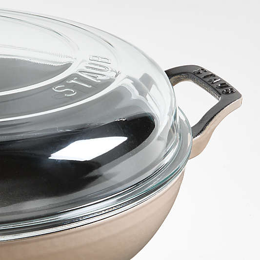 Staub ® Sesame 3.5-Qt Braiser with Glass Lid