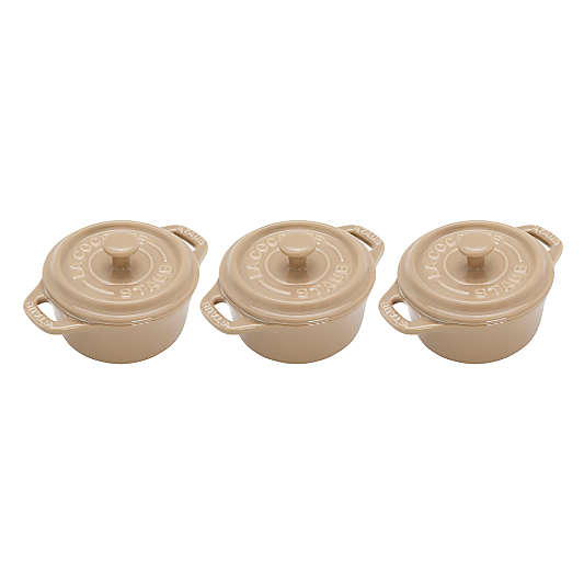 Staub ® Sesame Mini Cocottes, Set of 3