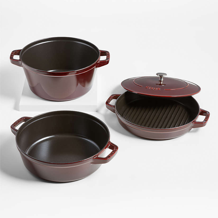 Staub - Stackable Set - 4 Piece - Grey