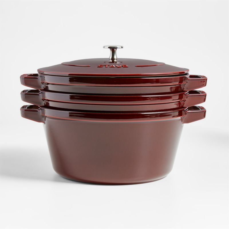 Staub ® 4-Qt Grenadine Round Cocotte  Staub cookware, Staub, Cookware sets  on sale