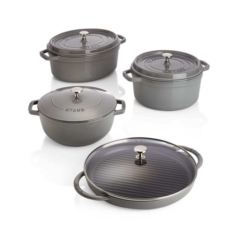 Staub 5.5-Qt Graphite Grey Cocotte - image 8 of 12