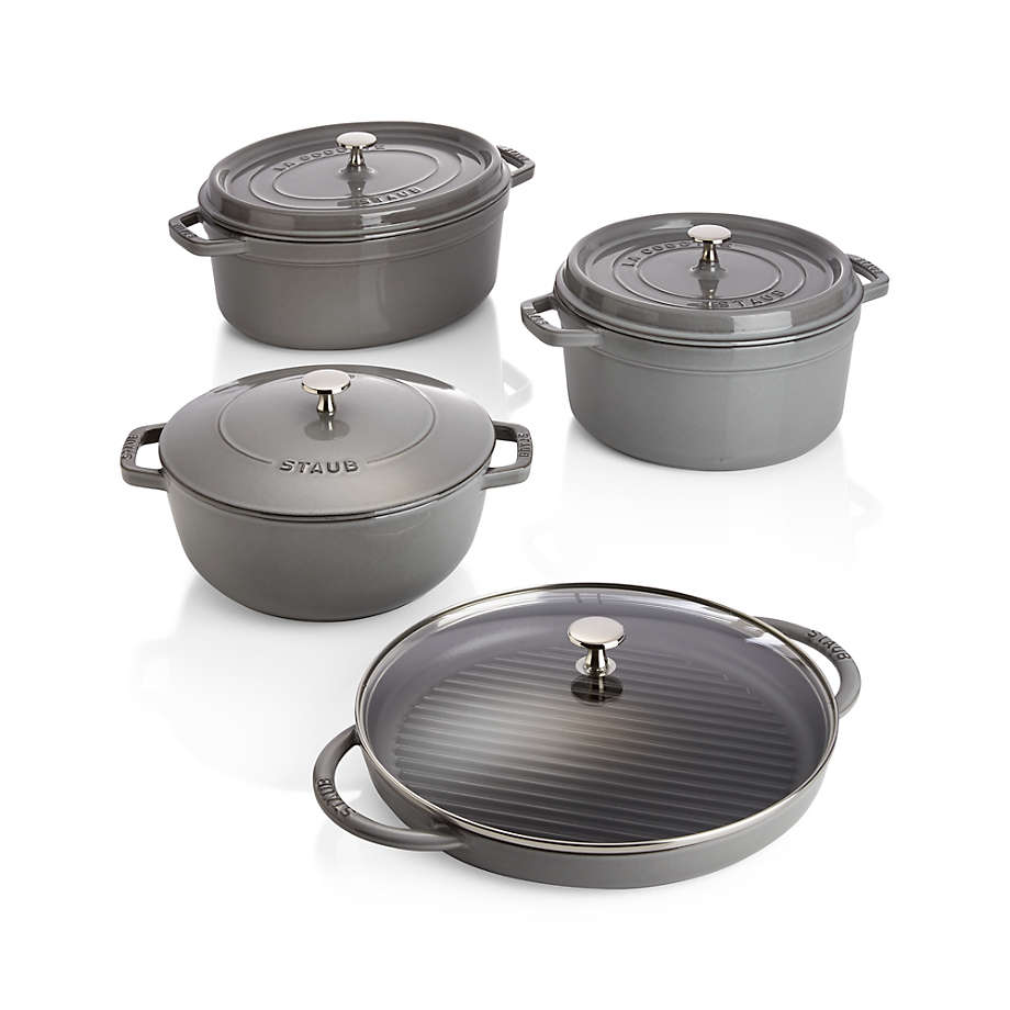 Staub Eucalyptus 1.5-qt. Petite French Oven | Crate & Barrel