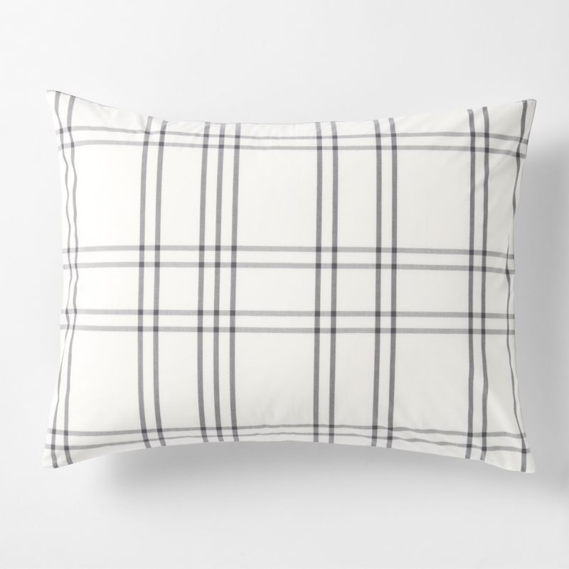 Stax Kids Organic Cotton Grey Pillow Sham - image 0 of 5