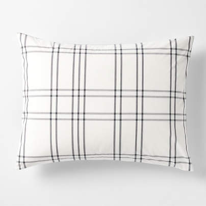 Stax Kids Organic Cotton Grey Pillow Sham