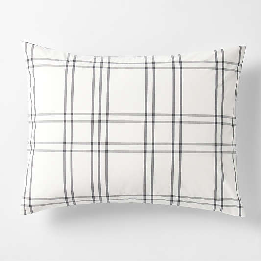 Stax Kids Organic Cotton Grey Pillow Sham