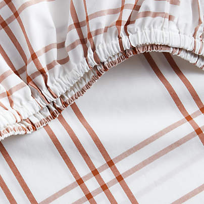Stax Brown 100% Organic Cotton Baby Crib Fitted Sheet