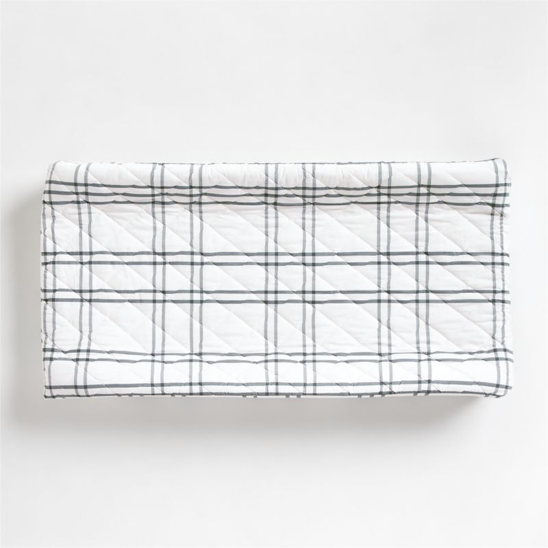 Stax Organic Cotton Grey Baby Changing Pad Cover - image 2 of 3